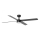 FARO 34356-1TW - LED Ściemnialny wentylator sufitowy RUDDER L LED/20W/230V czarny/brązowy śr. 132 cm + zdalne sterowanie
