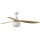 FARO 34361WT-11L - Wentylator sufitowy OUTWOOD L 1xE27/15W/230V brązowy/biały śr. 150 cm Wi-Fi Tuya IP44 + zdalne sterowanie