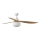 FARO 34361WT-11L - wentylator sufitowy OUTWOOD L 1xE27/15W/230V brązowy/biały Ø150 cm Wi-Fi Tuya IP44 + pilota