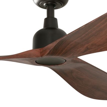 FARO 34362 - Wentylator sufitowy OUTWOOD L brązowy/czarny śr. 150 cm IP44 + zdalne sterowanie