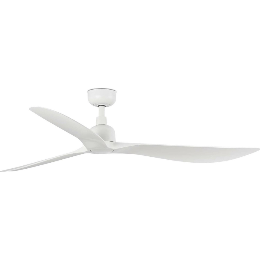 FARO 34363 - Wentylator sufitowy OUTWOOD L biały śr. 150 cm IP44 + pilot zdalnego sterowania