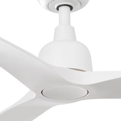 FARO 34363 - Wentylator sufitowy OUTWOOD L biały śr. 150 cm IP44 + pilot zdalnego sterowania