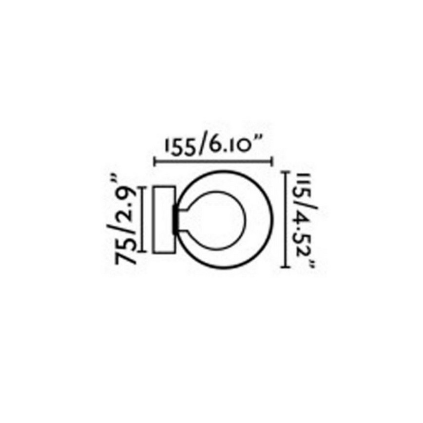 FARO 40086 - Kinkiet łazienkowy PERLA 1xG9/6W/230V IP44
