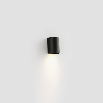 FARO 40523 - Kinkiet SOLE 1xGU10/8W/230V czarny okrągły