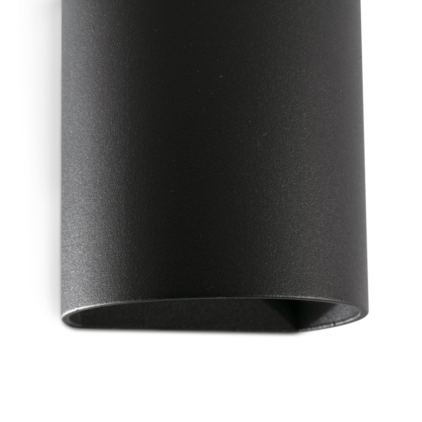 FARO 40523 - Kinkiet SOLE 1xGU10/8W/230V czarny okrągły
