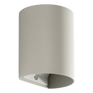 FARO 40524 - Kinkiet SOLE 1xGU10/8W/230V szary okrągły