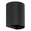 FARO 40527 - Kinkiet SOLE 1xGU10/8W/230V czarny wcięta okrągły