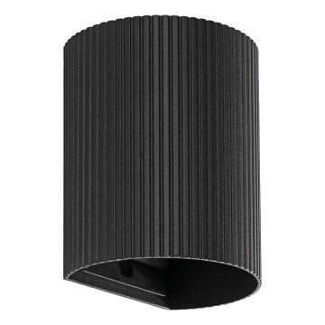 FARO 40527 - Kinkiet SOLE 1xGU10/8W/230V czarny wcięta okrągły