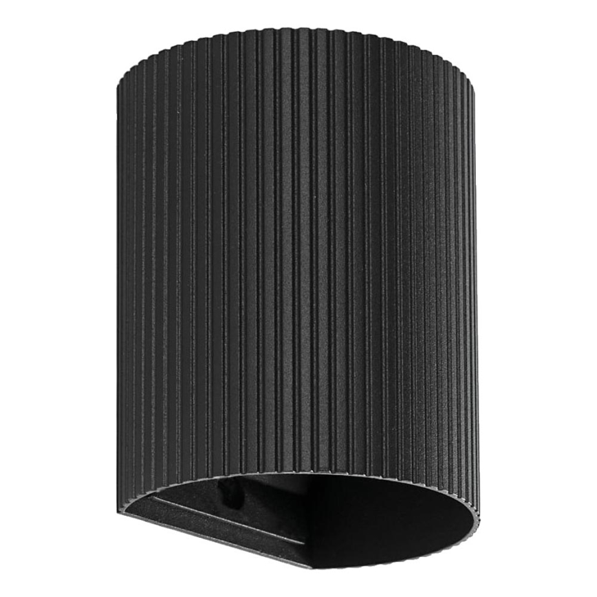 FARO 40527 - Kinkiet SOLE 1xGU10/8W/230V czarny wcięta okrągły