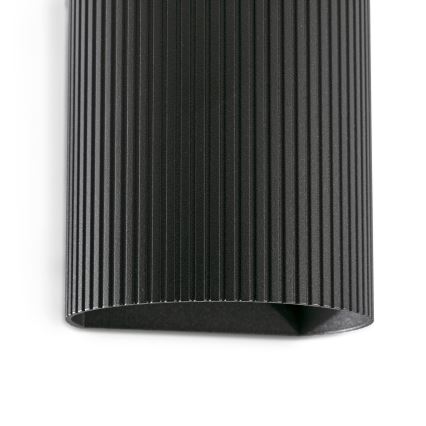 FARO 40527 - Kinkiet SOLE 1xGU10/8W/230V czarny wcięta okrągły