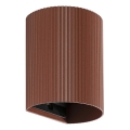 FARO 40529 - Kinkiet SOLE 1xGU10/8W/230V ceglasta wcięta okrągły