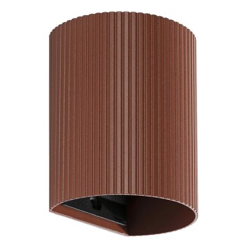 FARO 40529 - Kinkiet SOLE 1xGU10/8W/230V ceglasta wcięta okrągły
