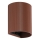 FARO 40529 - Kinkiet SOLE 1xGU10/8W/230V ceglasta wcięta okrągły