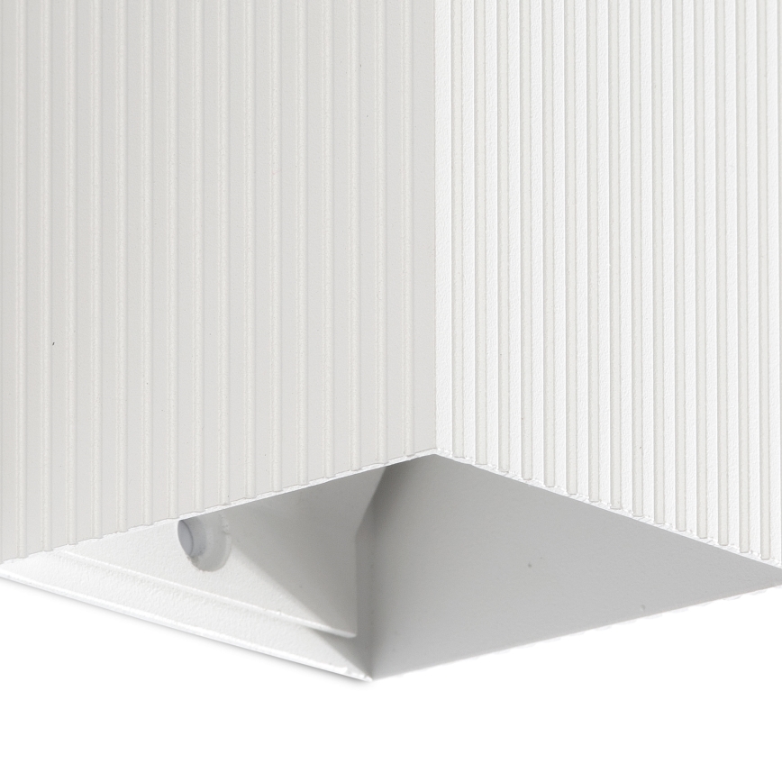 FARO 40534 - Kinkiet SOLE 1xGU10/8W/230V biały wcięta kanciasty