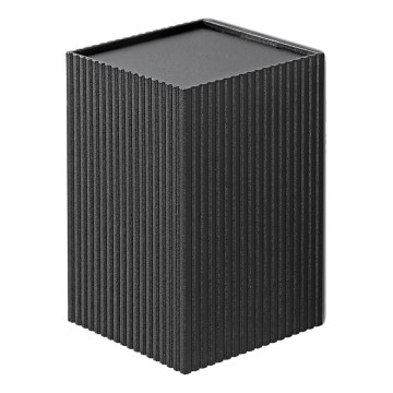 FARO 40535 - Kinkiet SOLE 1xGU10/8W/230V czarny wcięta kanciasty