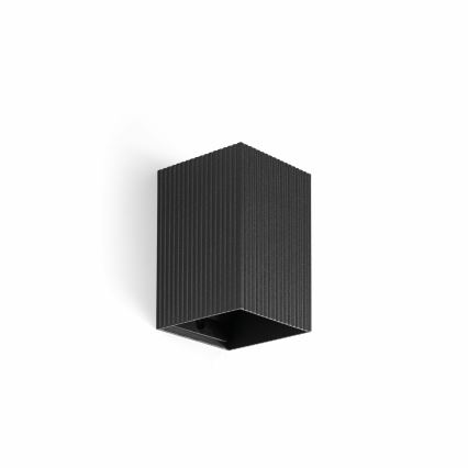 FARO 40535 - Kinkiet SOLE 1xGU10/8W/230V czarny wcięta kanciasty