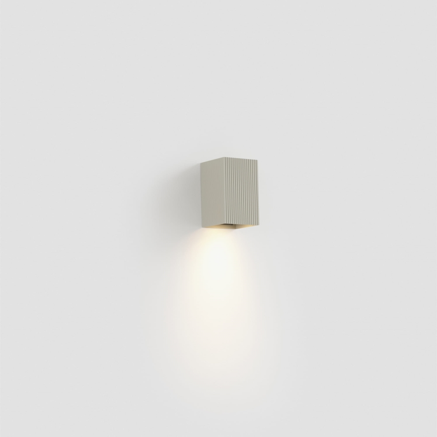 FARO 40536 - Kinkiet SOLE 1xGU10/8W/230V szary wcięta kanciasty