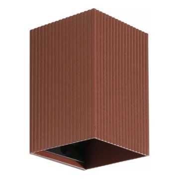 FARO 40537 - Kinkiet SOLE 1xGU10/8W/230V ceglasta wcięta kanciasty