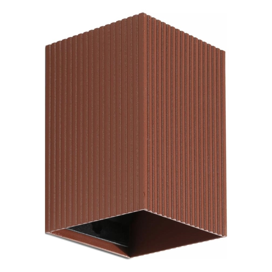 FARO 40537 - Kinkiet SOLE 1xGU10/8W/230V ceglasta wcięta kanciasty