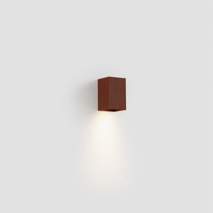 FARO 40537 - Kinkiet SOLE 1xGU10/8W/230V ceglasta wcięta kanciasty