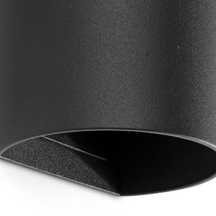 FARO 40539 - Kinkiet SOLE 2xGU10/8W/230V czarny okrągły