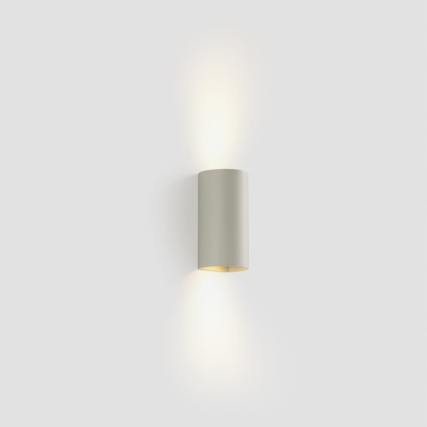 FARO 40540 - Kinkiet SOLE 2xGU10/8W/230V szary okrągły