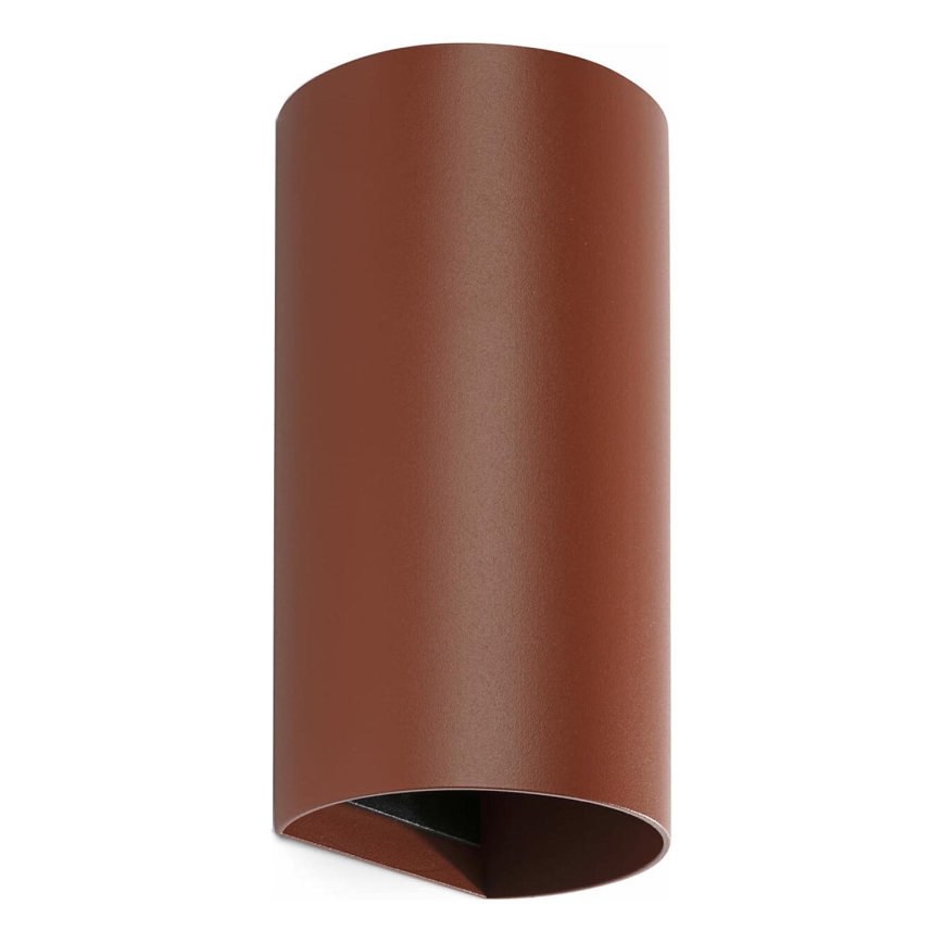 FARO 40541 - Kinkiet SOLE 2xGU10/8W/230V ceglasta okrągły