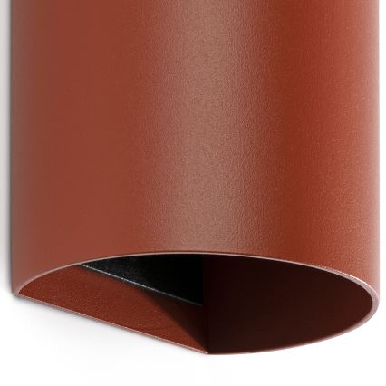 FARO 40541 - Kinkiet SOLE 2xGU10/8W/230V ceglasta okrągły