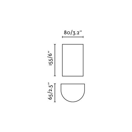FARO 40541 - Kinkiet SOLE 2xGU10/8W/230V ceglasta okrągły
