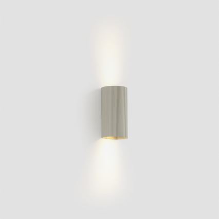 FARO 40544 - Kinkiet SOLE 2xGU10/8W/230V szary wcięta okrągły