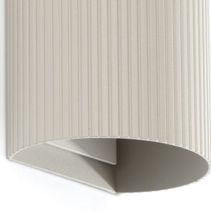 FARO 40544 - Kinkiet SOLE 2xGU10/8W/230V szary wcięta okrągły