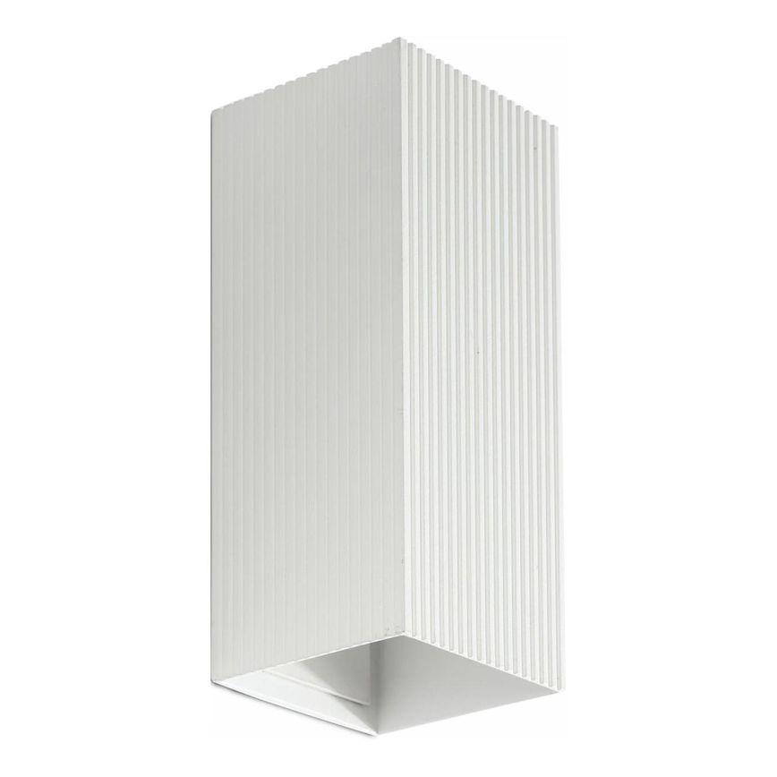 FARO 40565 - Kinkiet SOLE 2xGU10/8W/230V biały wcięta kanciasty