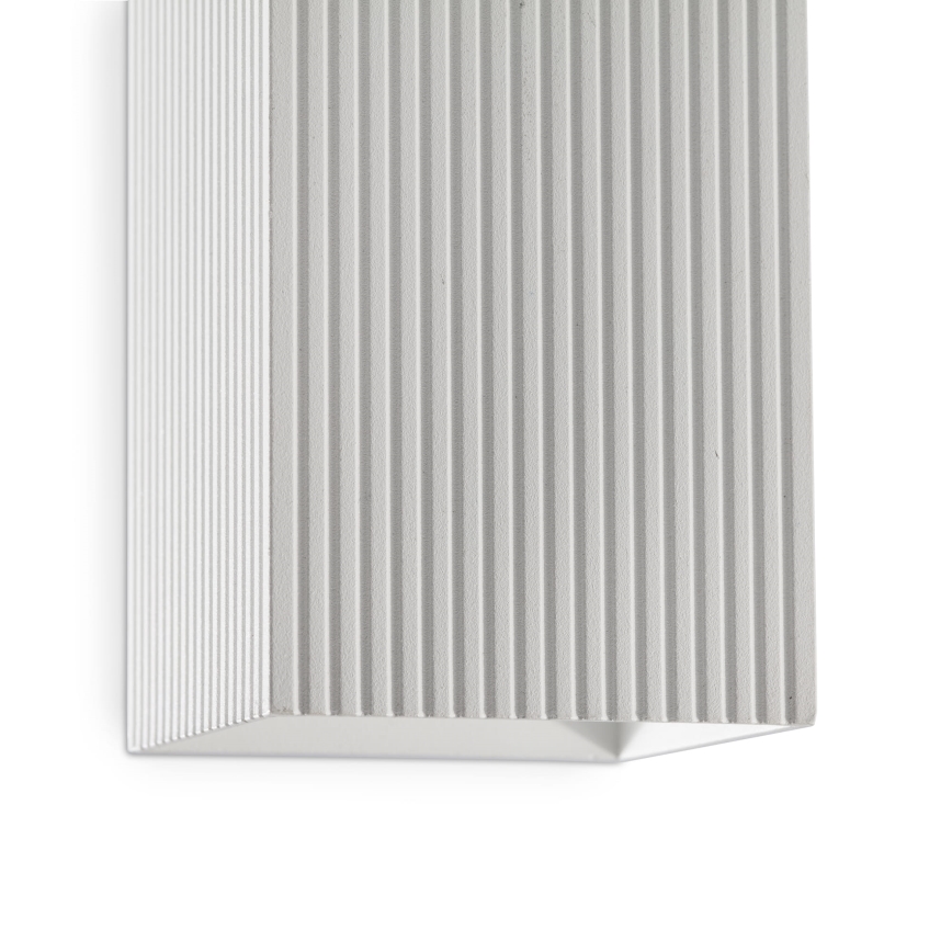 FARO 40565 - Kinkiet SOLE 2xGU10/8W/230V biały wcięta kanciasty