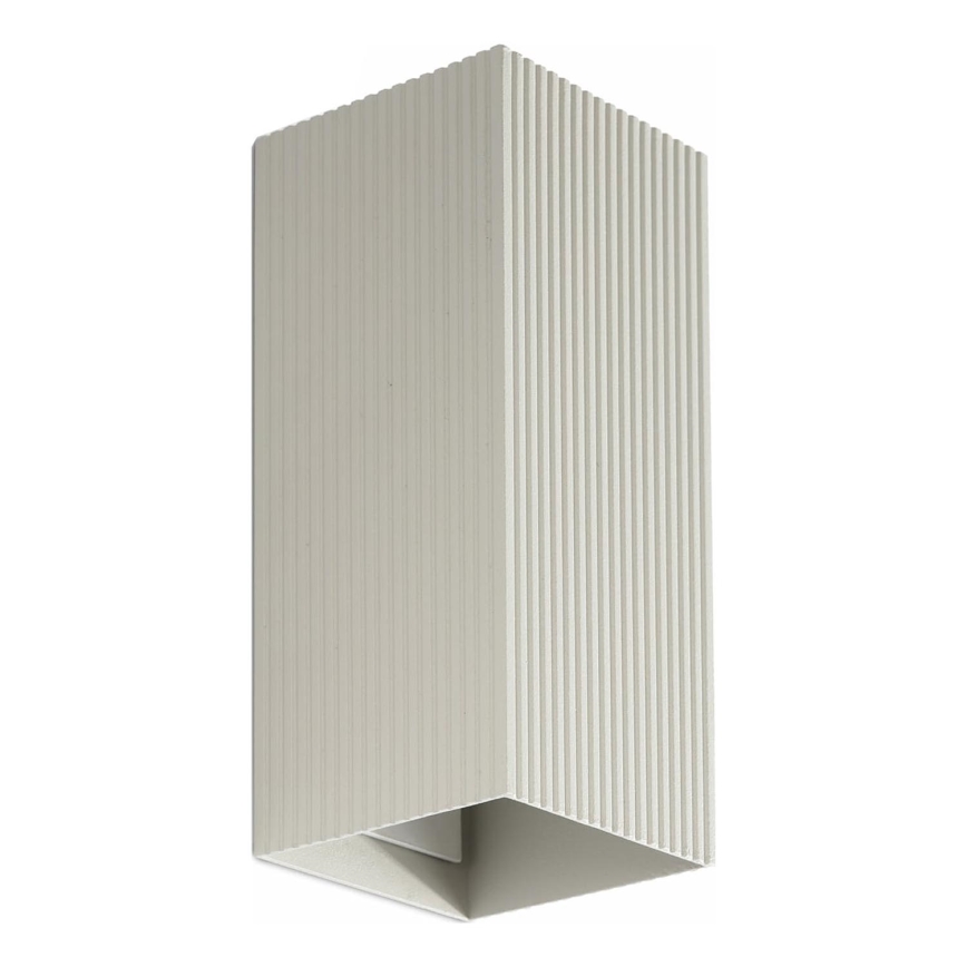 FARO 40567 - Kinkiet SOLE 2xGU10/8W/230V szary wcięta kanciasty
