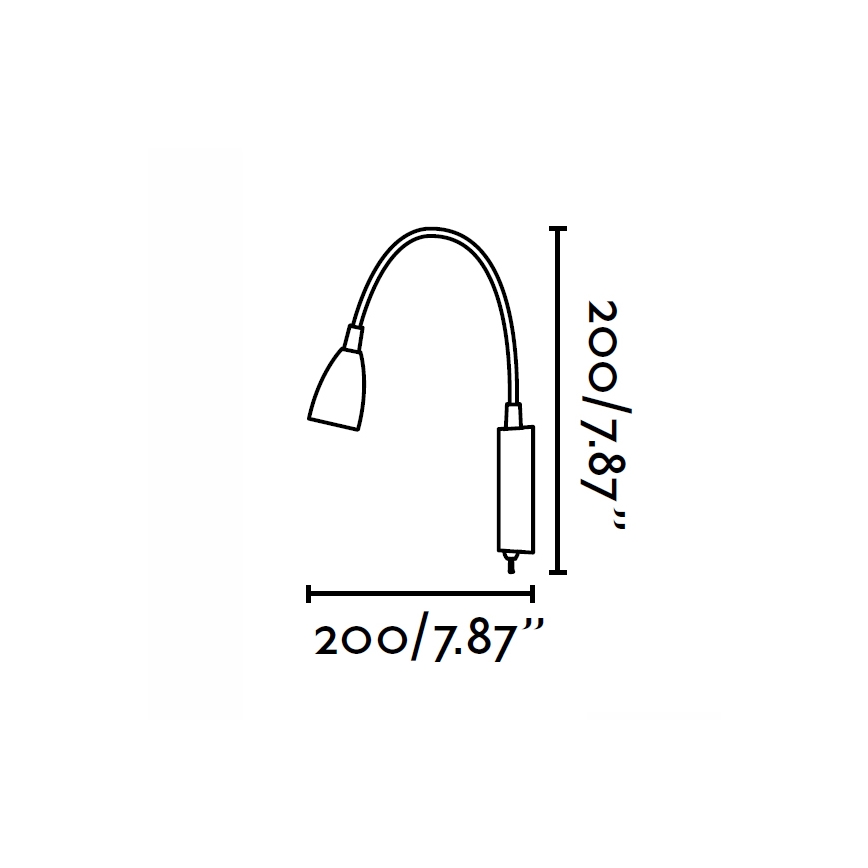 FARO 40994 - Kinkiet LOKE LED/3W/230V
