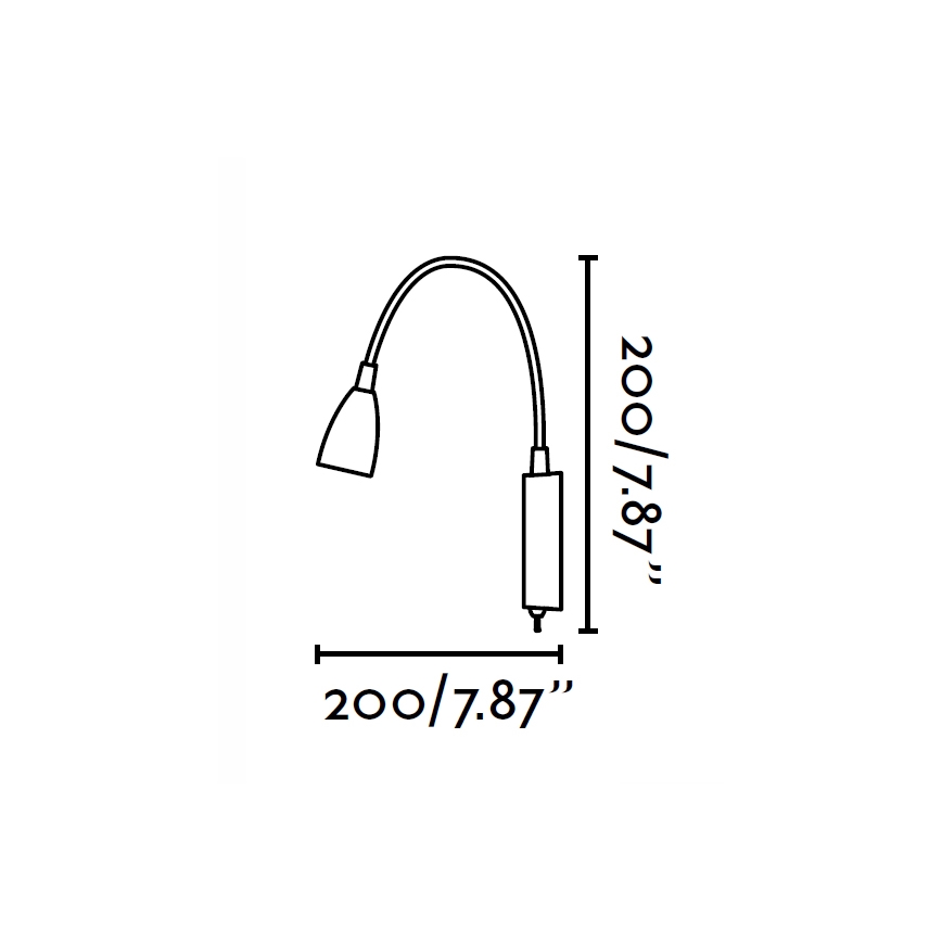 FARO 41019 - Kinkiet LOKE LED/3W/230V