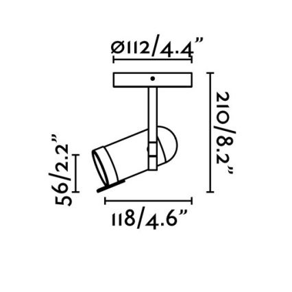 Faro 43529 - Oświetlenie punktowe ORLEANS 1xGU10/8W/230V biały