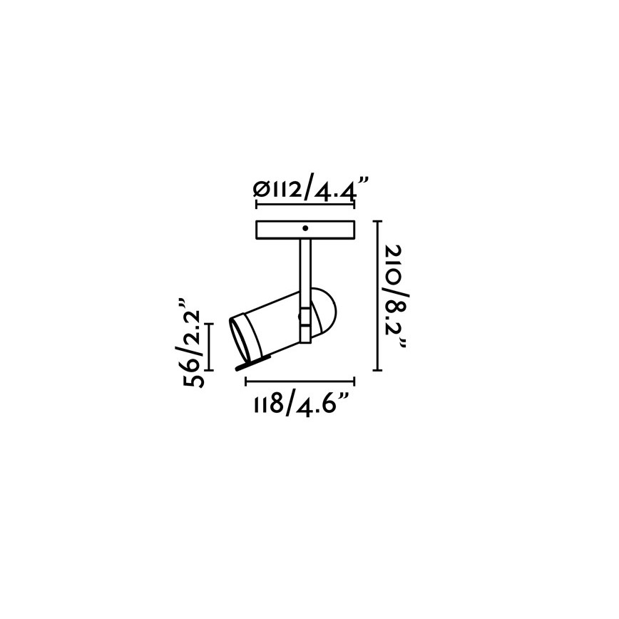 Faro 43531 - Oświetlenie punktowe ORLEANS 1xGU10/8W/230V srebrny/czarny