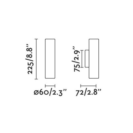 FARO 43760 - Kinkiet STAN 2xGU10/8W/230V złoty