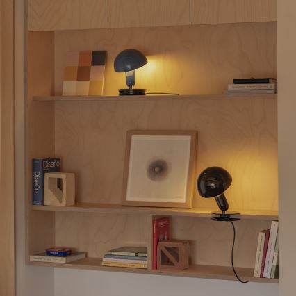 FARO 56102 - Lampa stołowa z klipsem 2w1 BELA 1xE27/15W/230V niebieska
