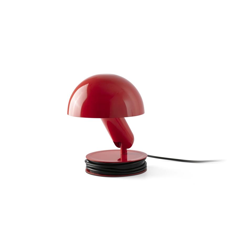 FARO 56103 - Lampa stołowa z klipsem 2w1 BELA 1xE27/15W/230V czerwona