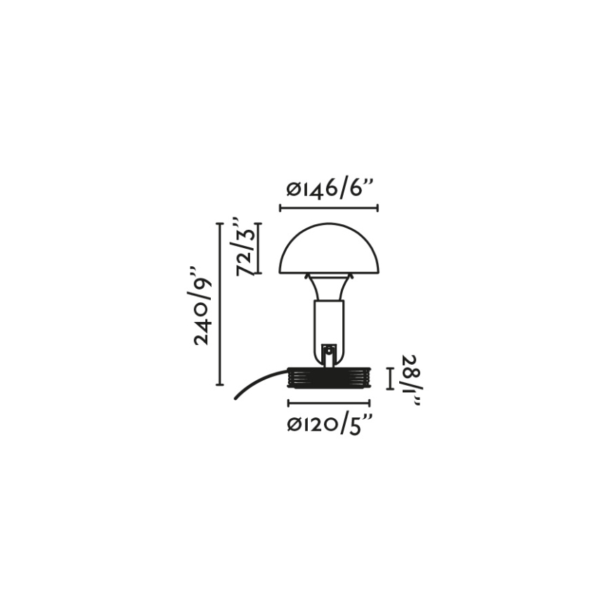 FARO 56103 - Lampa stołowa z klipsem 2w1 BELA 1xE27/15W/230V czerwona
