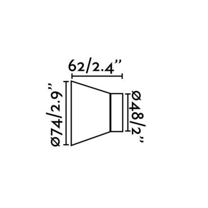 Faro 62300 - Kinkiet KERA 1xE27/15W/230V