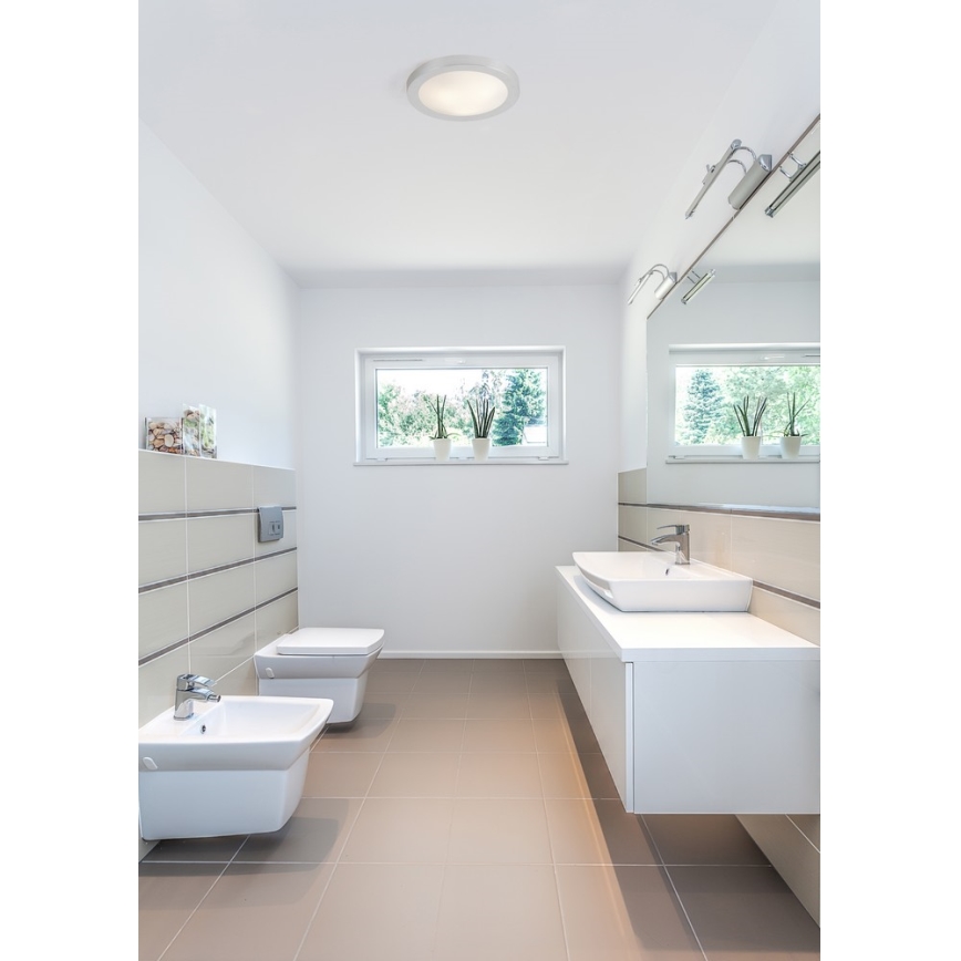 FARO 62980 - Plafon łazienkowy LOGOS-1 1xE27/20W/230V IP44