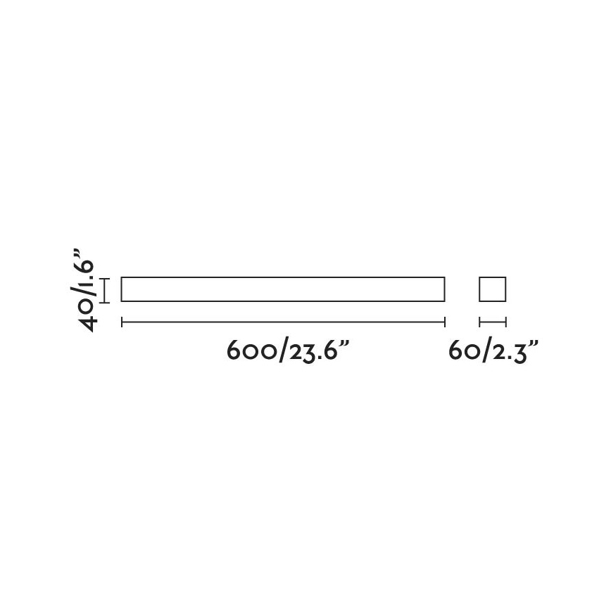 FARO 63316 - LED Łazienkowe oświetlenie lustra NILO-1 LED/12W/230V IP44 czarne
