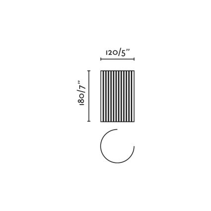 FARO 63435 - Kinkiet TRAMA 1xE14/7W/230V biały