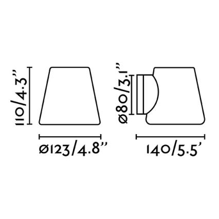 FARO 63510 - Kinkiet łazienkowy BIANCA 1xG9/6W/230V IP44