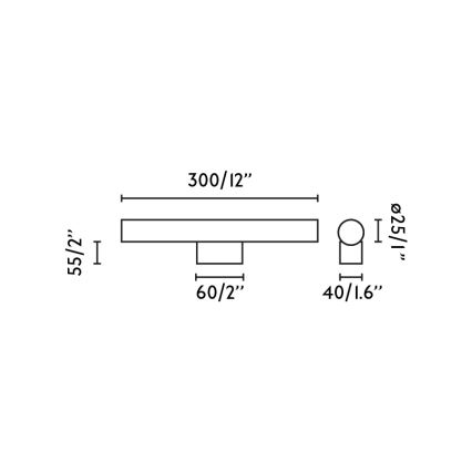 FARO 63548 - LED Łazienkowe oświetlenie lustra CALMA LED/5W/230V IP44 złoty