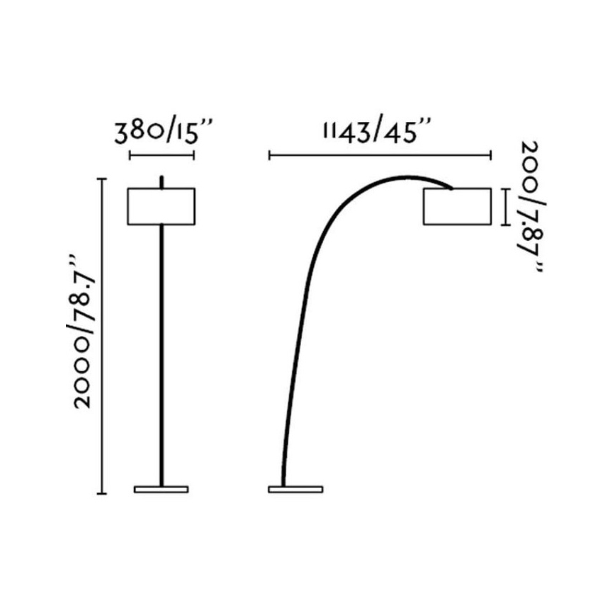 Faro 68462 - Lampa podłogowa PAPUA 1xE27/60W/230V