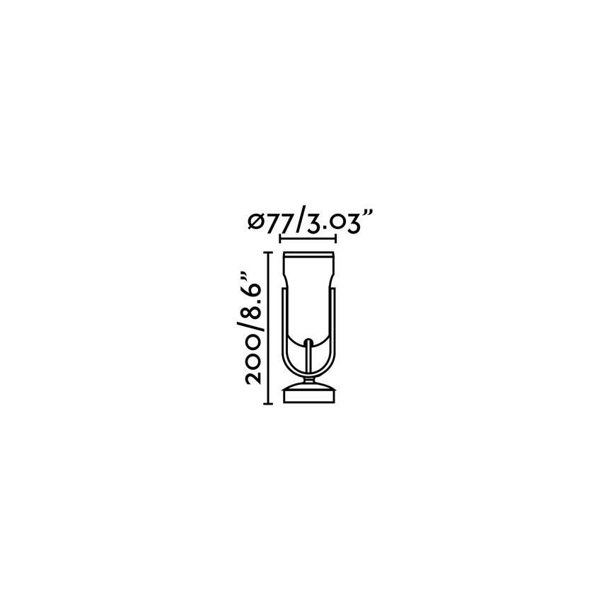 FARO 70035 - LED Kinkiet zewnętrzny SLOT-1 LED/14W/230V IP65 3000K